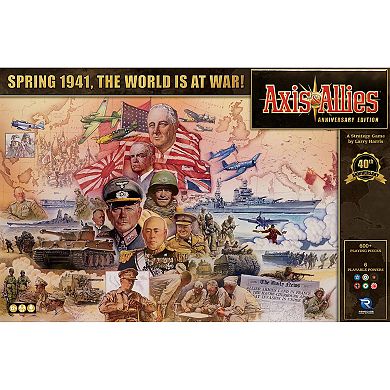 Renegade Game Studio Axis & Allies: Anniversary Edition 40th Anniversary Deluxe Edition WWII Board Game