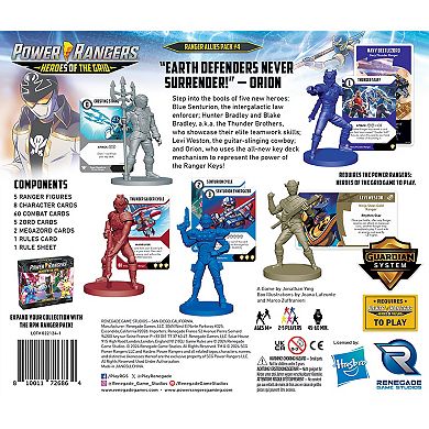 Power Rangers: Heroes Of The Grid: Allies Pack #4 Expansion Roleplaying Miniatures Game