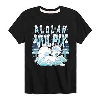 Boys 8-20 Pokemon Alolan Vulpix Ice Graphic Tee