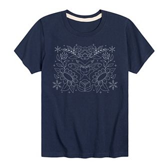 Boys 8-20 Pokemon Frosmoth Winter Floral Graphic Tee