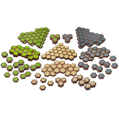 Renegade Game Studio Heroscape: Lands of Valhalla 63-Piece Hex Terrain Tile Expansion