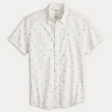 Men's Sonoma Goods For Life® Adaptive Short Sleeve Performance Button-Down Shirt