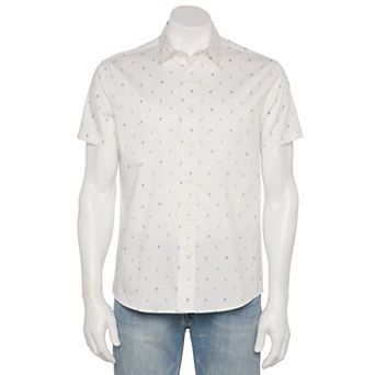 Men's Sonoma Goods For Life® Adaptive Short Sleeve Performance Button-Down Shirt
