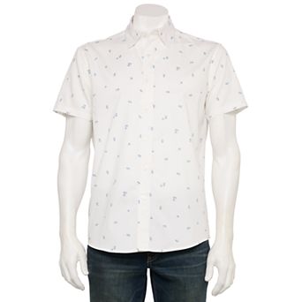 Men's Sonoma Goods For Life® Adaptive Short Sleeve Performance Button-Down Shirt