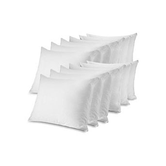 Circles Home 100% Cotton Breathable Pillow Protector With Zipper (12 Pack)