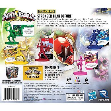 Renegade Game Studio Power Rangers Heroes of the Grid Zeo Ranger Pack