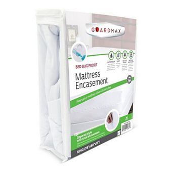 Guardmax Waterproof Zippered Mattress Encasement With Zipper Extra Deep