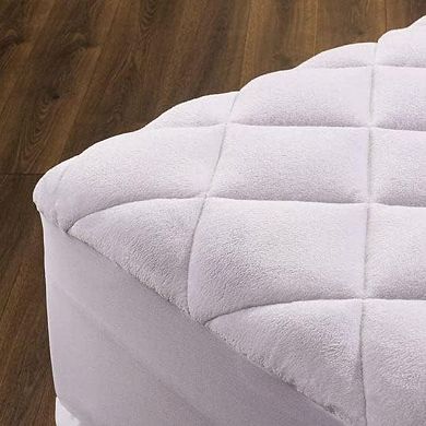 Circleshome Doublepuff Microfiber Fleece Mattress Pad