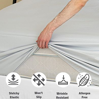 Circles Home Cotton Sateen Fitted Sheets 48 Inch (48x75)