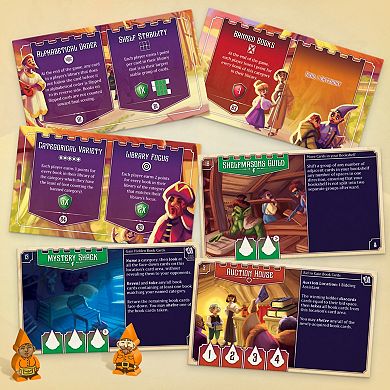 Renegade Game Studio Studios: Ex Libris Second Edition Family Strategy Board Game