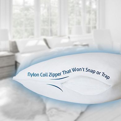 The Grand Poly-cotton Zippered Pillow Protector 6 Pack