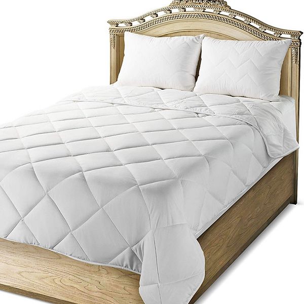 Mastertex Down Alternative Quilted Bed Comforter White