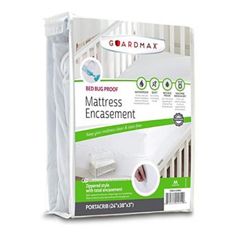 Guardmax Waterproof Zippered Mattress Encasement