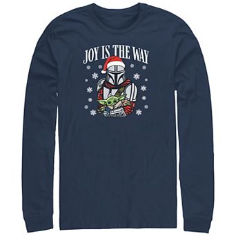 Big & Tall Star Wars The Mandalorian Joy Is The Way Long Sleeve Graphic Tee
