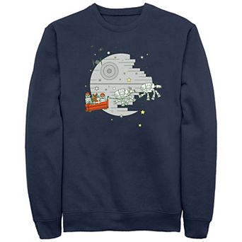 Big & Tall Star Wars Christmas Storm Troopers Sleigh Ride Graphic Tee