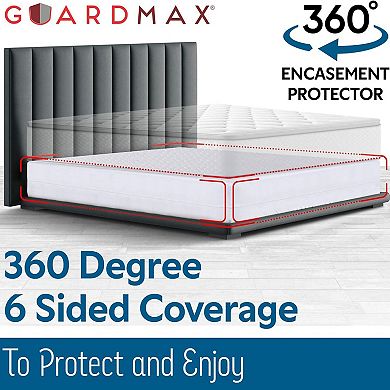 Gurdmax Waterproof Zippered Box Spring Cover