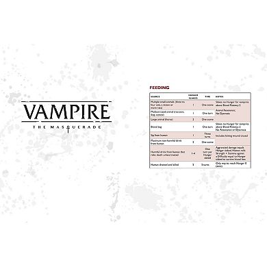 Renegade Game Studio Vampire: The Masquerade 5th Edition Roleplaying Game