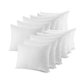 The Grand Poly-cotton Zippered Pillow Protector 12 Pack