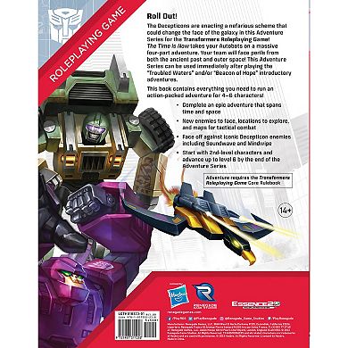 Renegade Game Studio Transformers Roleplaying Game: The Time is Now Adventure Book - Hardcover RPG