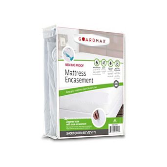 Guardmax Waterproof Zippered Mattress Encasement With Zipper Deep Pockets