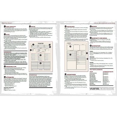 Renegade Game Studio Vampire: The Masquerade 5th Edition Roleplaying Game Players Guide
