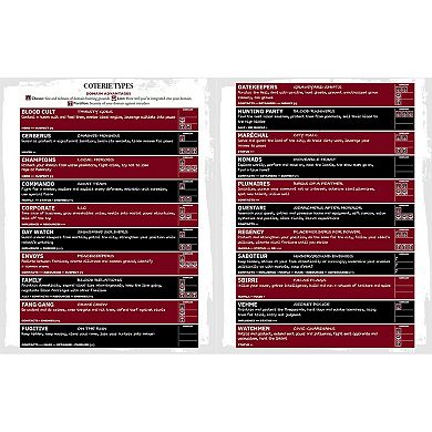 Renegade Game Studio Vampire: The Masquerade 5th Edition Roleplaying Game Players Guide