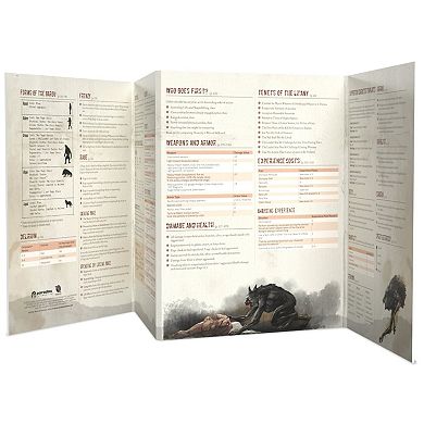 Renegade Game Studio Werewolf: The Apocalypse 5th Edition Roleplaying Game Storyteller's Screen & Toolkit