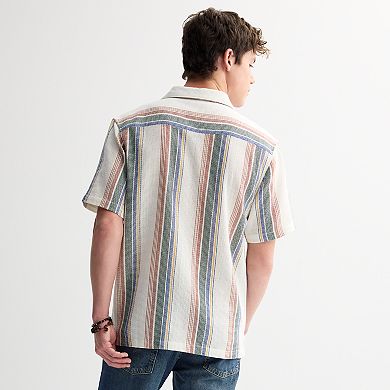 Men's Retrofit Textured Camp Shirt