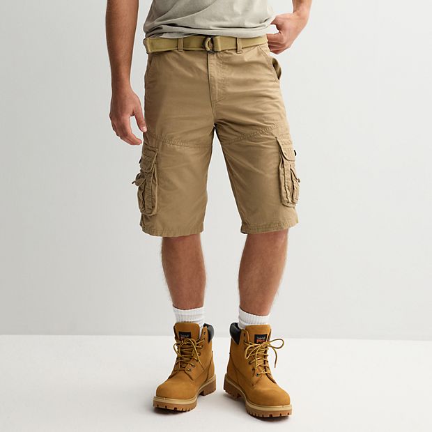 Men's Hollywood Belted Cargo Shorts