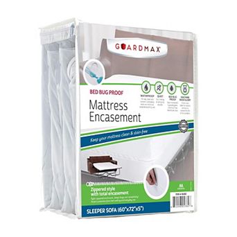 Guardmax Waterproof Zippered Mattress Encasement