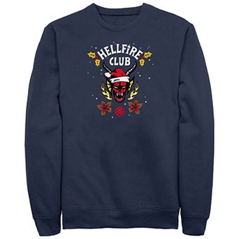 Men's Stranger Things Hellfire Holiday Graphic Fleece