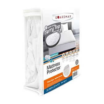 Guardmax Waterproof Fitted Cotton Terry Mattress Protector