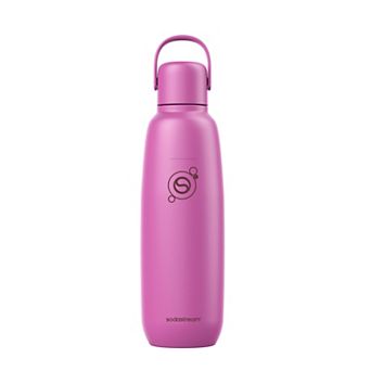 SodaStream All Metal Carbonating On-The-Go Bottle