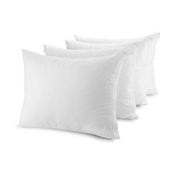 The Grand Poly-cotton Zippered Pillow Protector 4 Pack