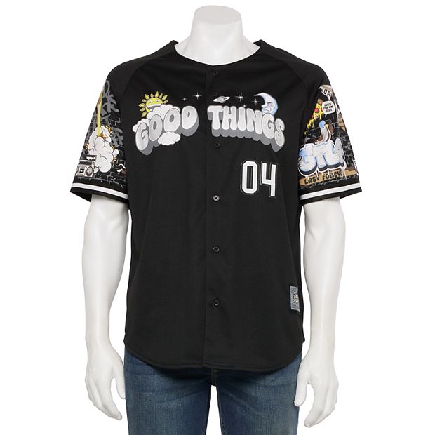 Men's GTL4 Good Things Signature Comic Graphic Baseball Jersey