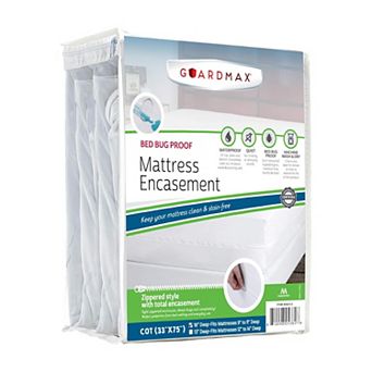 Guardmax Waterproof Zippered Mattress Encasement