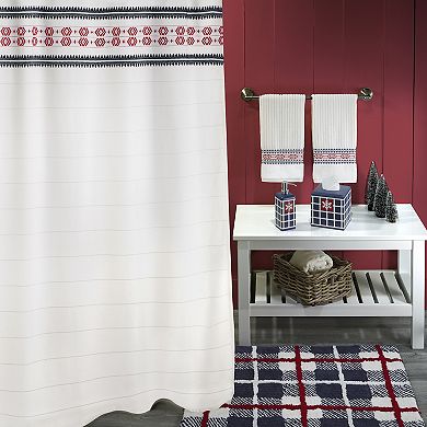 IZOD Print Shower Curtain