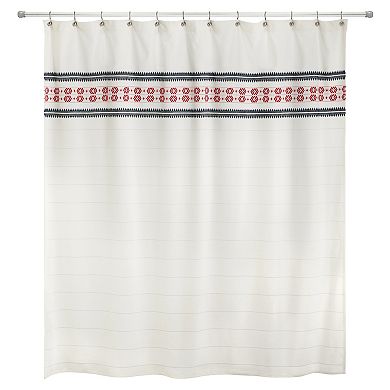 IZOD Print Shower Curtain
