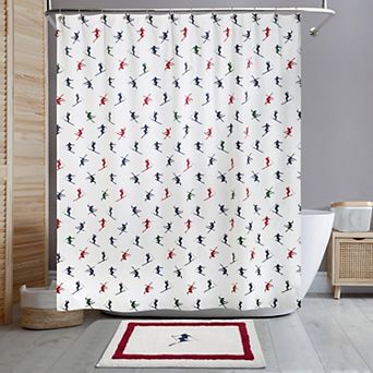 IZOD Print Shower Curtain