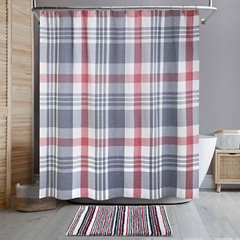 IZOD Print Shower Curtain