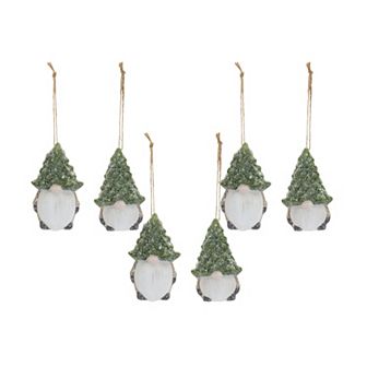 Melrose 2 pc Terra Cotta Gnome Christmas Ornament Set