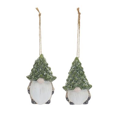 Melrose 2-pc. Terra Cotta Gnome Christmas Ornament Set
