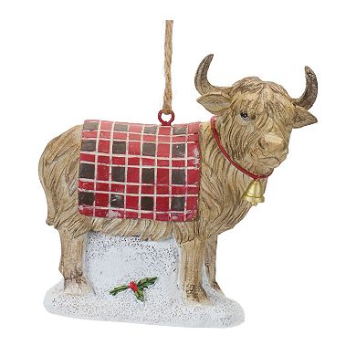Melrose 6-pc. Highland Cow Christmas Ornament Set
