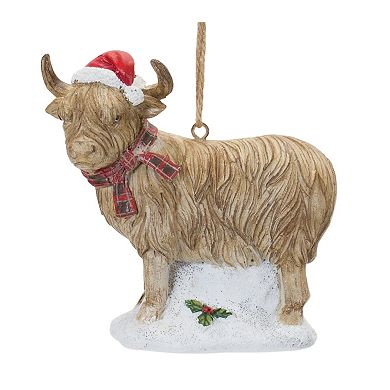Melrose 6-pc. Highland Cow Christmas Ornament Set