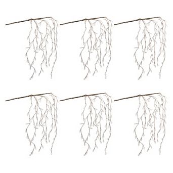 Melrose 6 pc Icy Hanging Branch Set