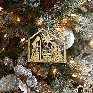 Melrose 12-pc. Metal Holy Family Christmas Ornament Set