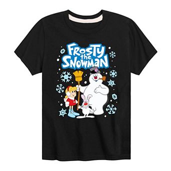 Boys 8-20 Frosty The Snowman Snowflakes Graphic Tee