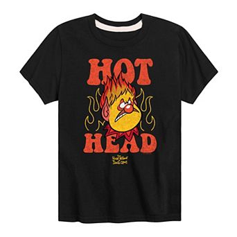 Boys 8-20 Year Without Santa Claus Hot Head Graphic Tee