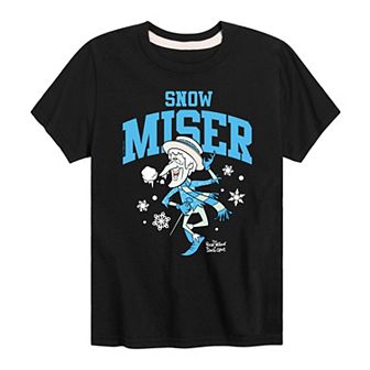Boys 8-20 Year Without Santa Claus Snow Miser Graphic Tee