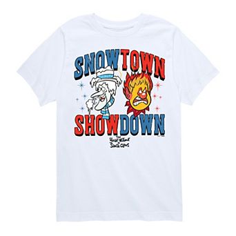 Boys 8-20 Year Without Santa Claus Snow Town Graphic Tee